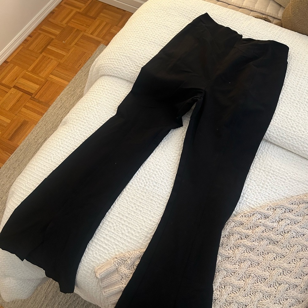 Free people flared black pants new with tags